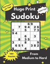 Huge Print Sudoku from Medium to Hard