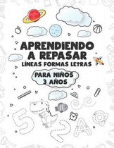 Aprendiendo a repasar Lineas Formas Letras para ninos 3 anos