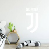 Muursticker Juventus -  Zwart -  40 x 80 cm  - Muursticker4Sale