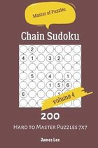 Master of Puzzles - Chain Sudoku 200 Hard to Master Puzzles 7x7 vol.4