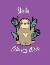 Sloth Coloring Book
