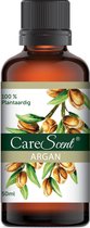 CareScent Argan Olie (Koudgeperst) | Voor Haar en Gezicht | Plantaardige Olie / Draagolie / Basisolie | Argan Oil | Etherische Olie Verdunnen | 100% Puur | Arganolie - 50 ml