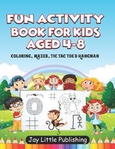 Fun Activity Book For Kids Aged 4 - 8