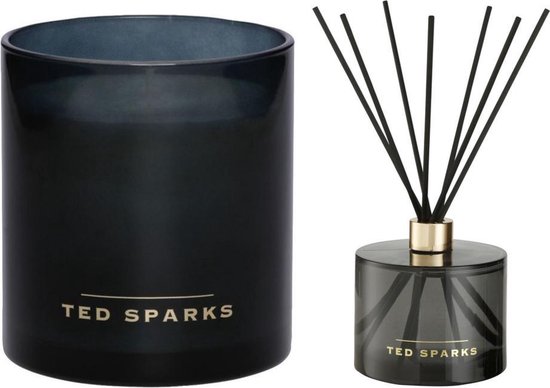 Ted Sparks Bamboo and Peony Diffuser & Geurkaars Combi Pack