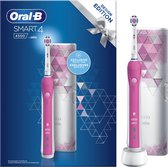 Bol.com Oral-B Smart 4 4500 - Roze - Elektrische Tandenborstel aanbieding