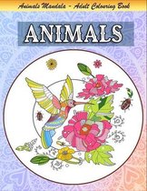 Animals Mandala - Adult Colouring Book