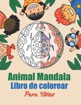 Animal mandala libro de colorear para ninos