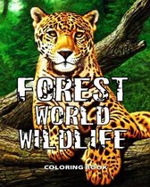 Forest World Wildlife Coloring Book
