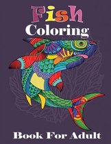 Fish Coloring Book For Adult