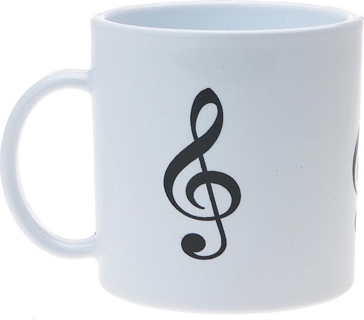 Plastic Koffiemok Vioolsleutel