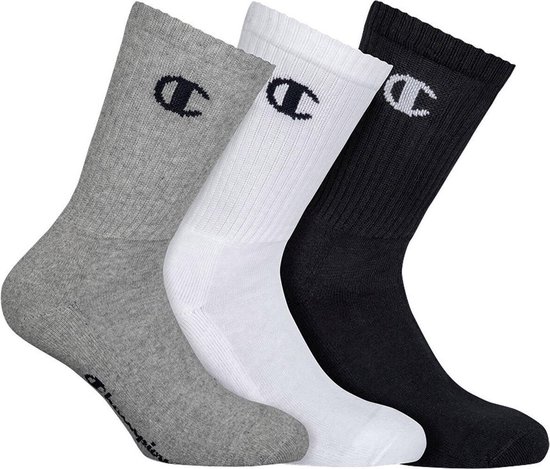 CHAMPION sokken Legacy - Crew sokken - Effen-kleur met Logo - mix x3 |  bol.com