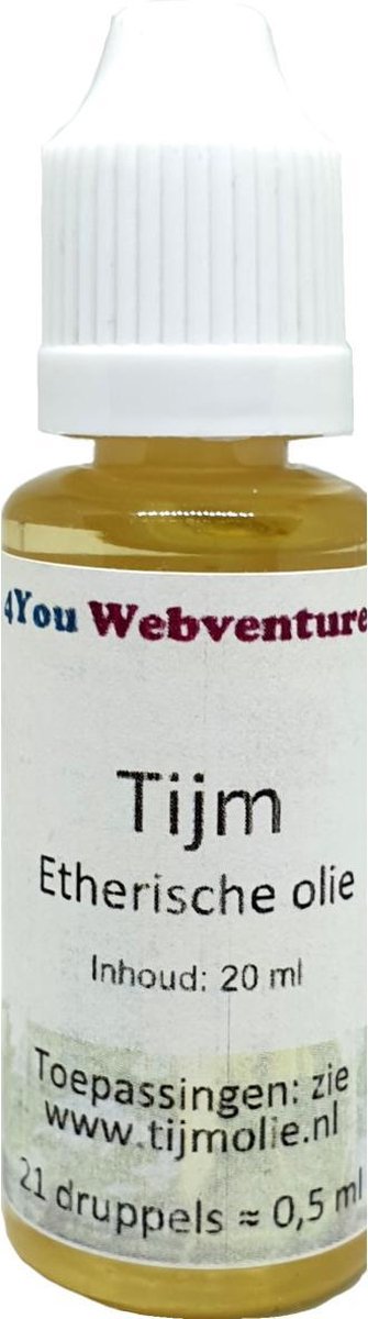 Goedkoopste Pure etherische tijmolie - 40 ml (2x 20 ml) - essentiële etherische olie
