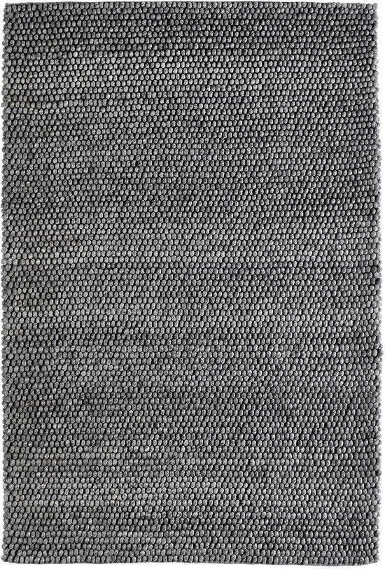 Grijs vloerkleed - 120x170 cm  -  Effen - Industrieel