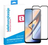 Telefoonglaasje Screenprotectors Geschikt voor OnePlus 6T - Volledig Dekkend - Gehard Glas Screenprotector Geschikt voor OnePlus 6T - Beschermglas van rand tot rand