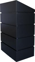 Zwart houten katheder Smooth