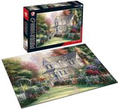 Puzzel 1000 Stukjes Volwassenen Legpuzzels Puzzle Jigsaw Puzzels - Speelgoed Hobby en Creatief Voor Volwassenen - 50*70 cm - Flower Villa 1000 Stukjes