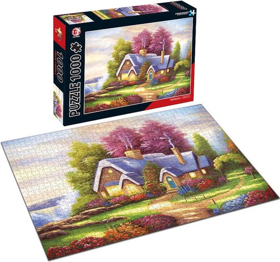 Puzzel 1000 Stukjes Volwassenen Legpuzzels Puzzle Jigsaw Puzzels - Speelgoed Hobby en Creatief Voor Volwassenen - 50*70 cm - Cozy House 1000 stukjes