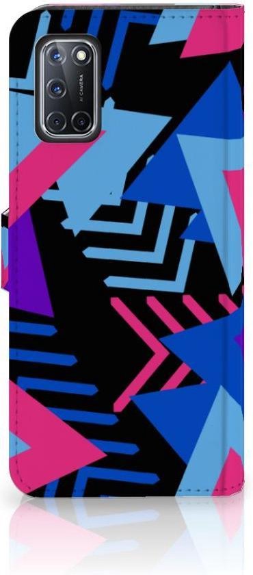Portefeuille OPPO A72 | OPPO A52 Cuir PU Portefeuille pour Funky Triangle