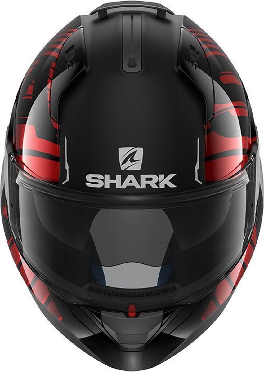 SHARK EVO-ONE 2 LITHION DUAL Black Chrom Red S | bol.com