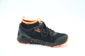Piedro sport sneaker - zwart oranje- maat 31
