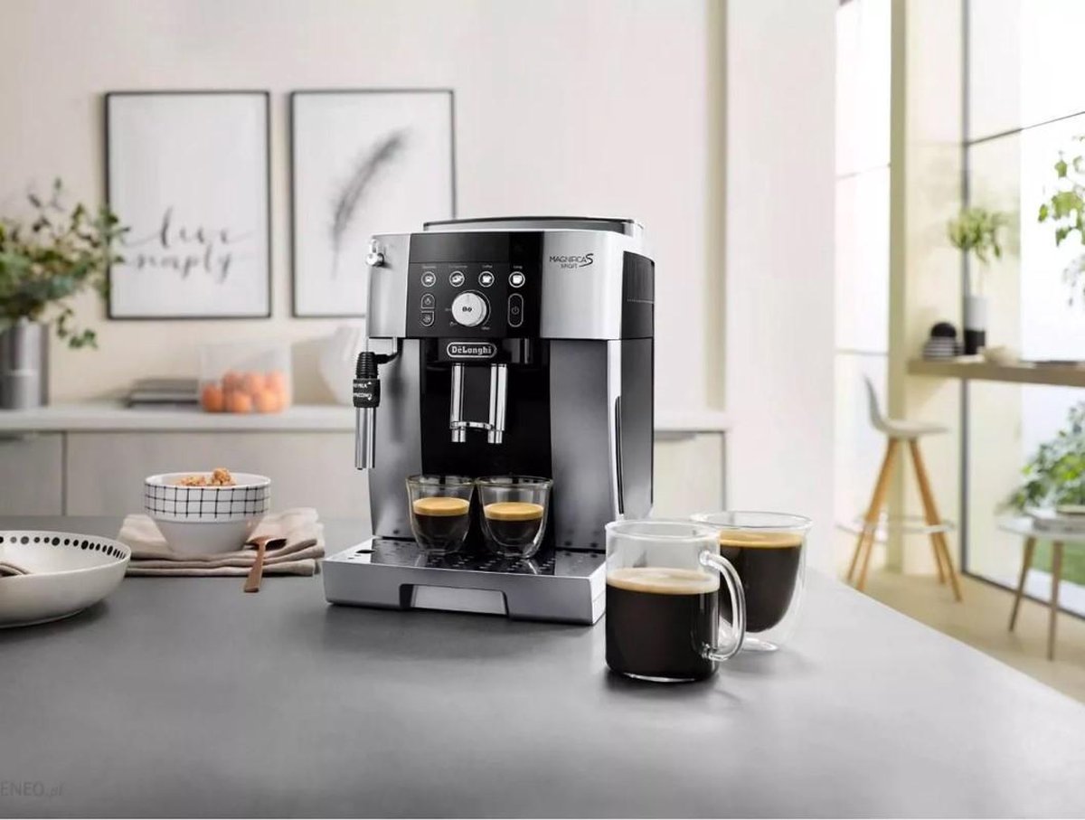 De'Longhi Magnifica S Smart ECAM250.23.SB - Volautomatische espressomachine met 4 one-touch recepten en melkstoompijpje - Zilver/zwart — afbeelding 7