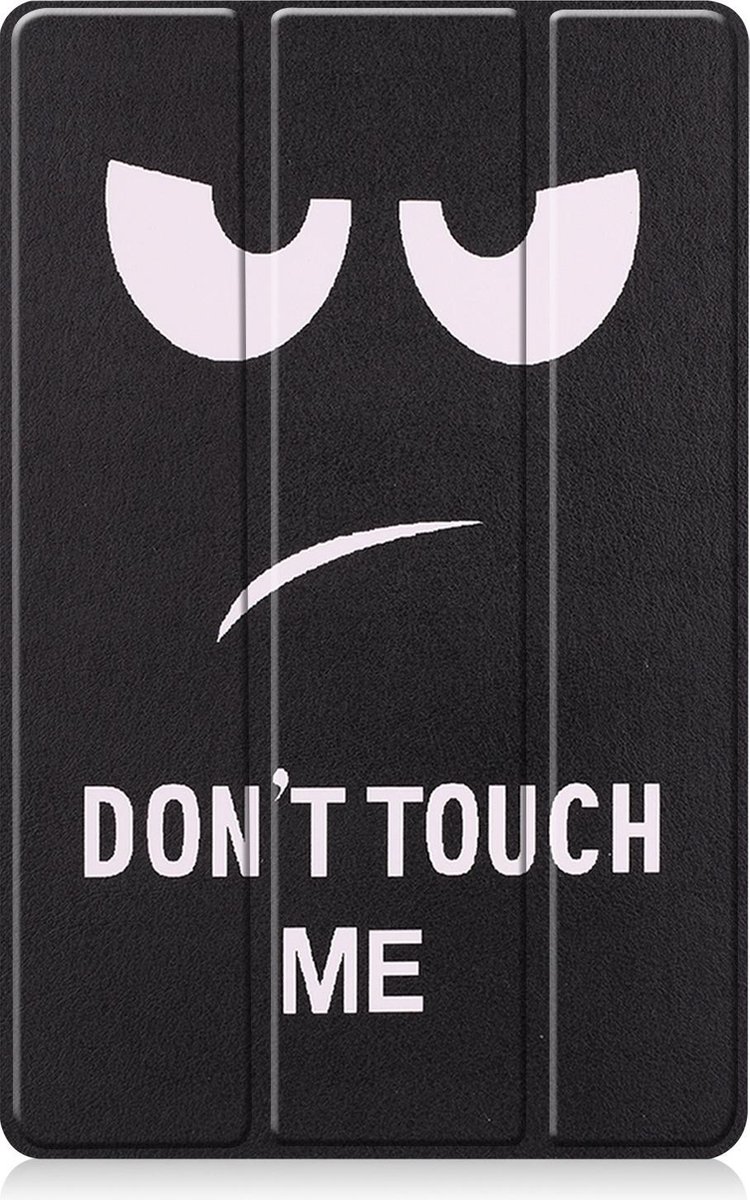 Lederen Beschermhoes - Geschikt voor Samsung Galaxy Tab A7 10.4 Inch (2020) - Don't Touch Me