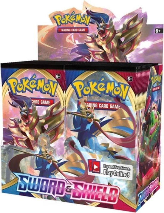 Afbeelding van het spel Pokemon Sword & Shield Booster Box 36 Packs 324 Cards | Pokemon Cards | Card Game