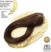 CAIRSTYLING Premium 100% Human Hair - CS602 CLIP-IN - Super Double Remy Human Hair Extensions | 120 Gram | 51 CM (20 inch) | Haarverlenging | Best Quality Hair Long-term Use | Natu