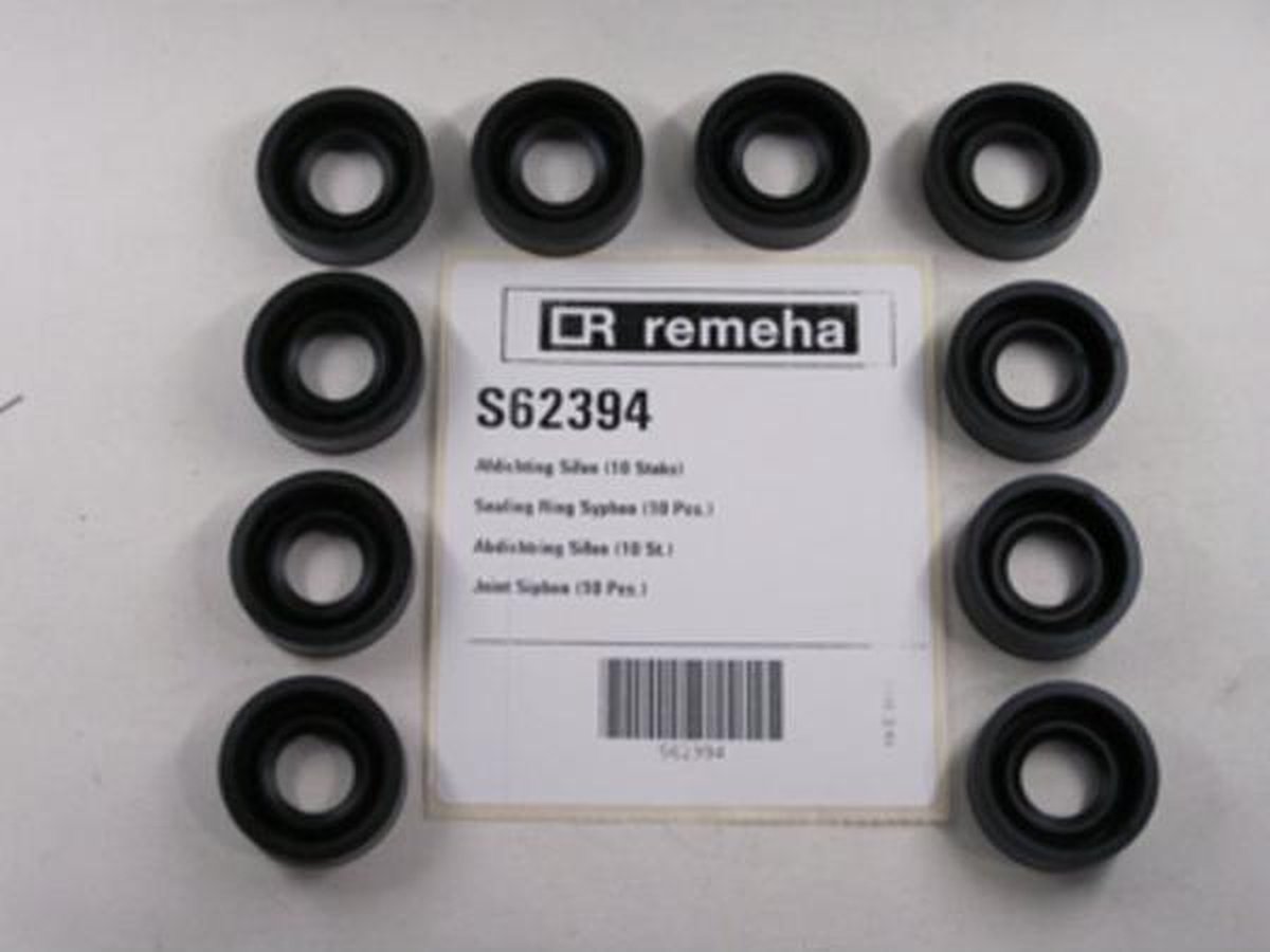 Remeha S62394 Sifon Afdichtingsring – Set van 10 stuks – Geschikt voor Remeha Avanta & andere series