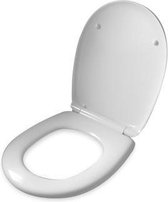 Toiletbril Aqua Clean Softclose en Quickrelease Toiletzitting 45,5x36,9cm Wit