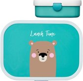 Broodtrommel turquoise | Lunch Time Bear