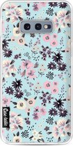 Casetastic Samsung Galaxy S10e Hoesje - Softcover Hoesje met Design - Flowers Pastel Print