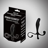 Power Escorts - Prostate pleaser - Prostate plug -  Anaal plug - Butt plug - 12,5 cm - dia 2,5 cm - Black - gave Cadeaubox - stevig materiaal