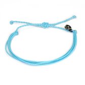 Chibuntu® - Licht Blauwe Armband Heren - Strings armbanden collectie - Mannen - Armband (sieraad) - One-size-fits-all