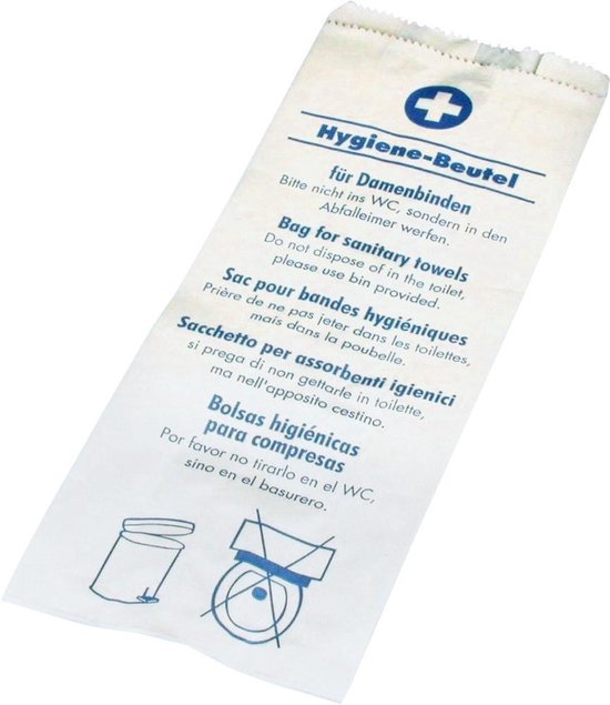 Gentleman vriendelijk voorbeeld Locomotief Hygiene zakken voor maandverband - Damesverband - Hygiene zakken voor  Tampons - Pakket... | bol.com