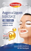 Schaebens gezichtsmasker ogen en lippen met Q10, jojoba-olie, panthenol, vitamine E (6 ml)