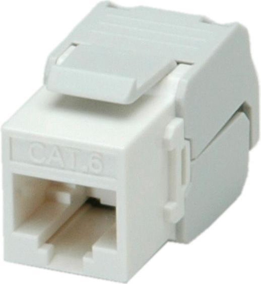 Roline UTP CAT6 Gigabit Keystone module RJ45 LSA / wit