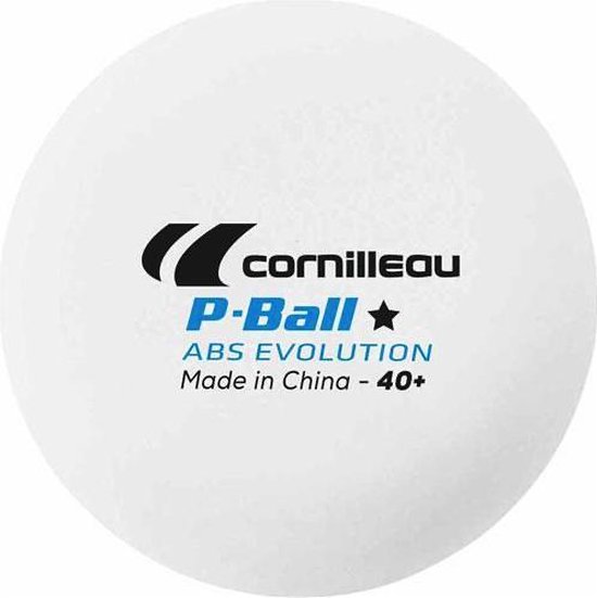 Balles de Tennis de Table Cornilleau Expert 6 Pièces Blanc