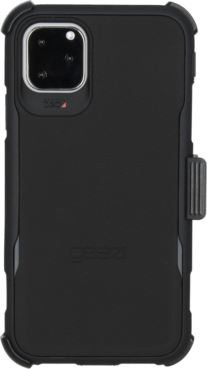Gear4 Platoon beschermcase schokabsorberend hoesje iPhone 11 Pro Max - Zwart