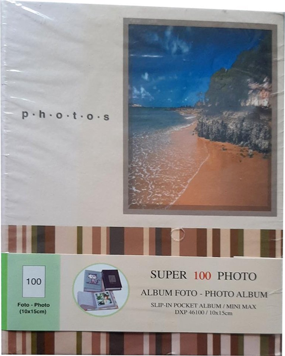 Groot album photo OCEAN avec pochettes pour 300 photos 10x15cm