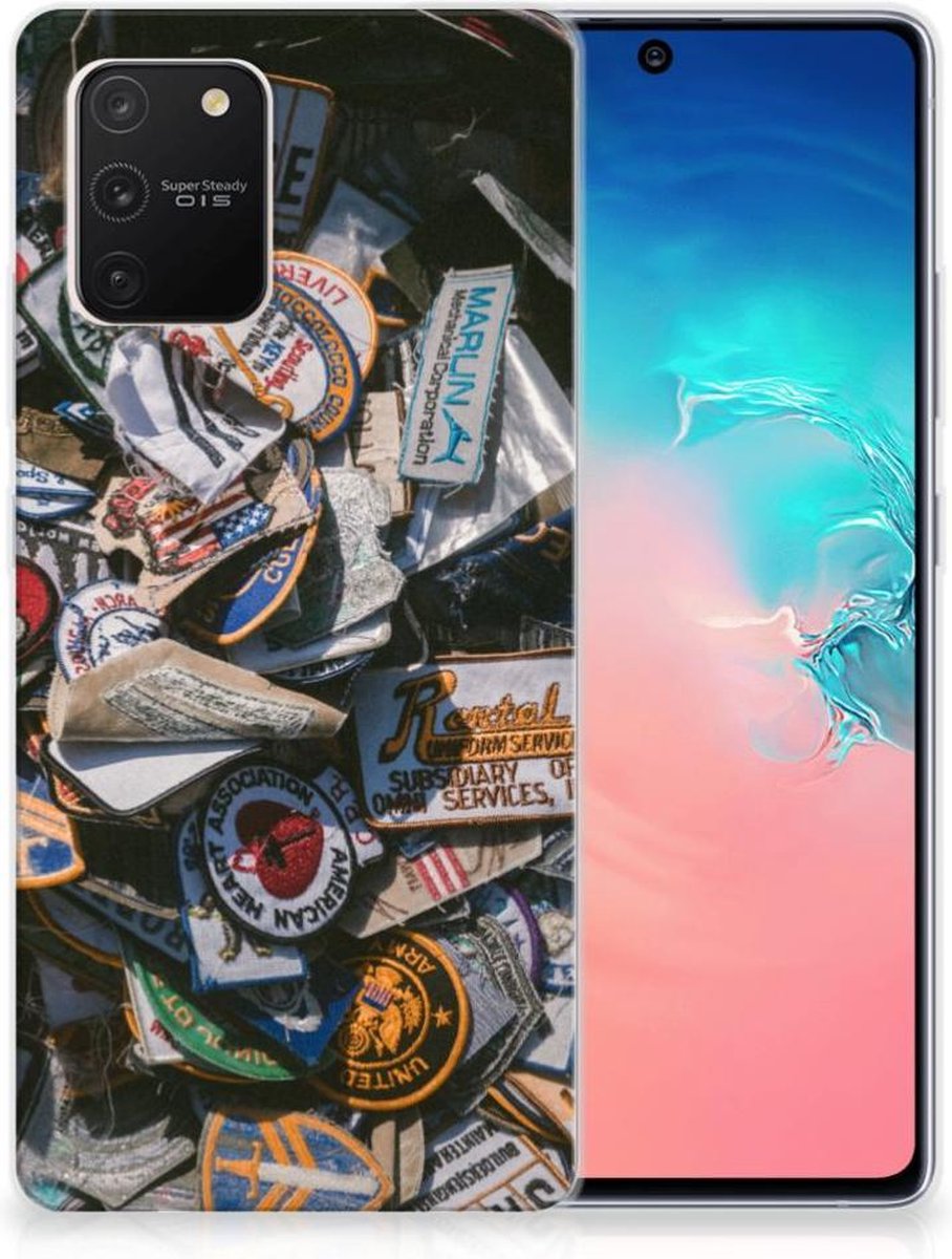 Samsung Galaxy S10 Lite Siliconen Hoesje met foto Badges