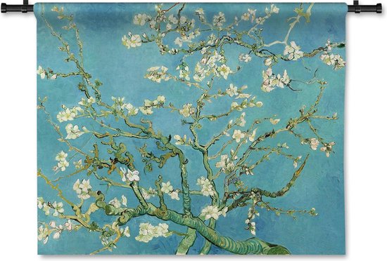 Wandkleed Amandelbloesem - Vincent van Gogh - 120x95 cm