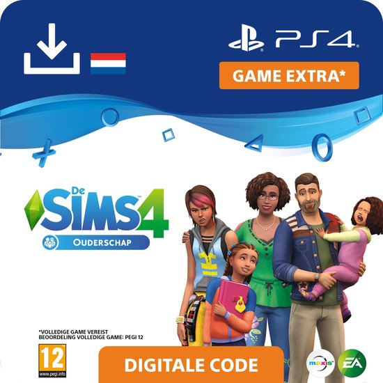 De Sims 4 - uitbreidingsset - Ouderschap - NL - PS4 download - Sony digitaal