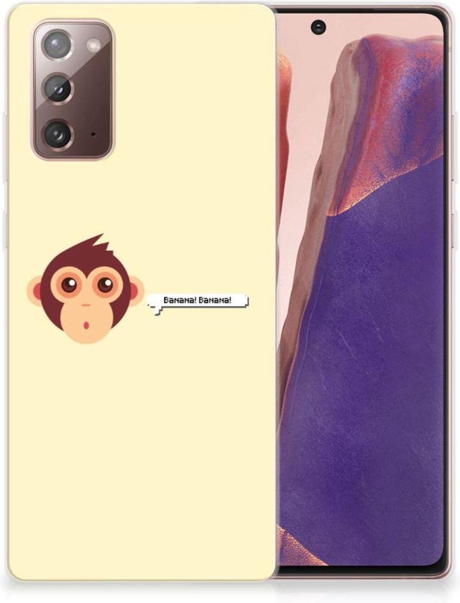 Samsung Note 20 Telefoonhoesje met Naam Monkey