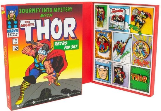 Marvel - Thor Retro Pin Badge Set | bol