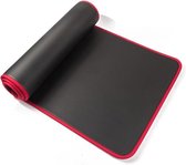 10MM Extra Dikke Yoga Mat - 183cm X 61cm - Antislip - Fitness Oefening - Rood met Zwart