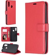 Motorola Moto E6 Plus / E6s hoesje book case rood