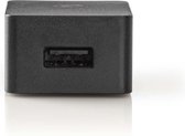 Nedis USB thuislader met 1 poort - 2,4A / zwart