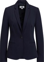 WE Fashion Dames tricot getailleerde stretch blazer