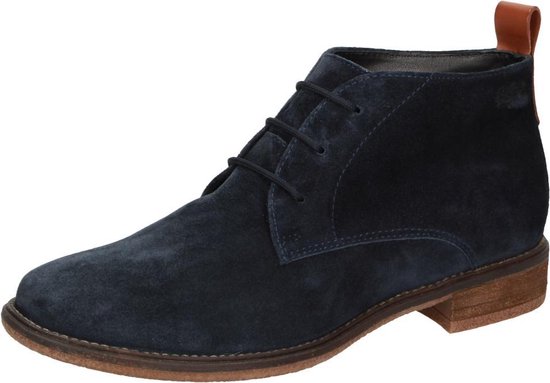 Sioux Holmeira-703 Blauw Velour Nette Veterschoenen Dames | bol.com